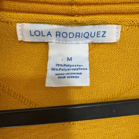 Mustard Yellow Open Cardigan - Picture 3 of 3